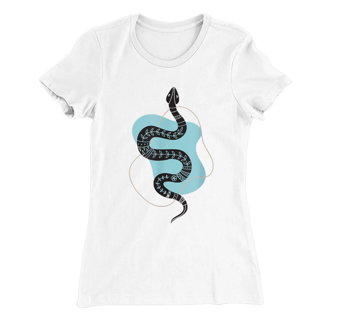 Womens Boho Snake Tee Tarot Spiritual Witchy Goblincore Aesthetic T-Shirt, Kid T-Shirt and Women T-Shirt