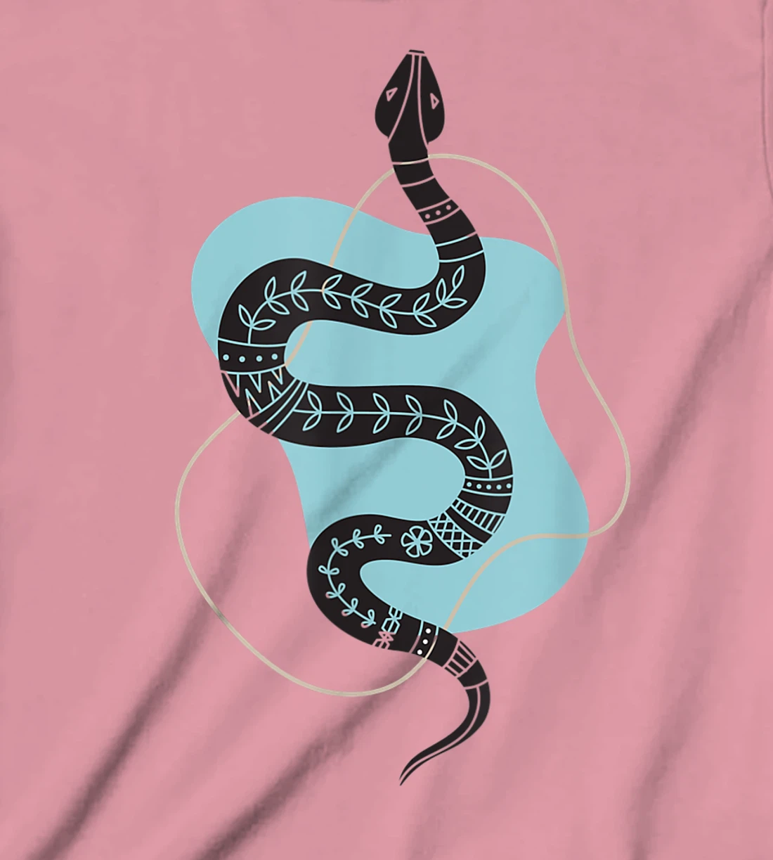 Womens Boho Snake Tee Tarot Spiritual Witchy Goblincore Aesthetic T-Shirt, Kid T-Shirt and Women T-Shirt