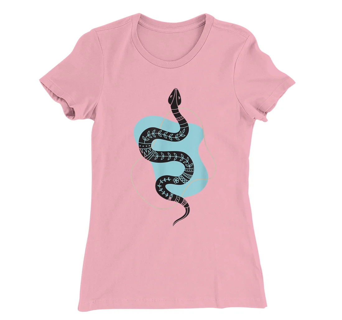 Womens Boho Snake Tee Tarot Spiritual Witchy Goblincore Aesthetic T-Shirt, Kid T-Shirt and Women T-Shirt