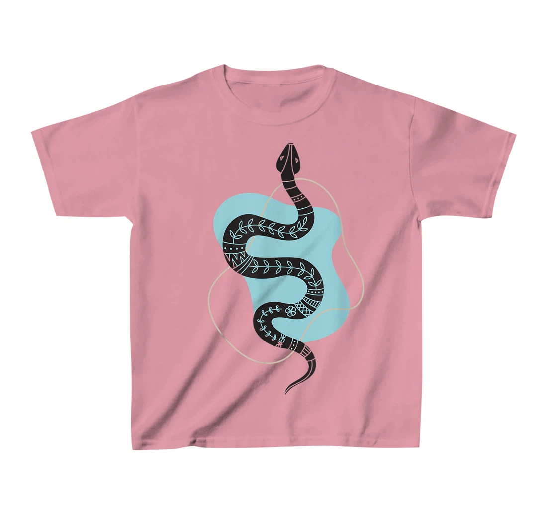 Womens Boho Snake Tee Tarot Spiritual Witchy Goblincore Aesthetic T-Shirt, Kid T-Shirt and Women T-Shirt