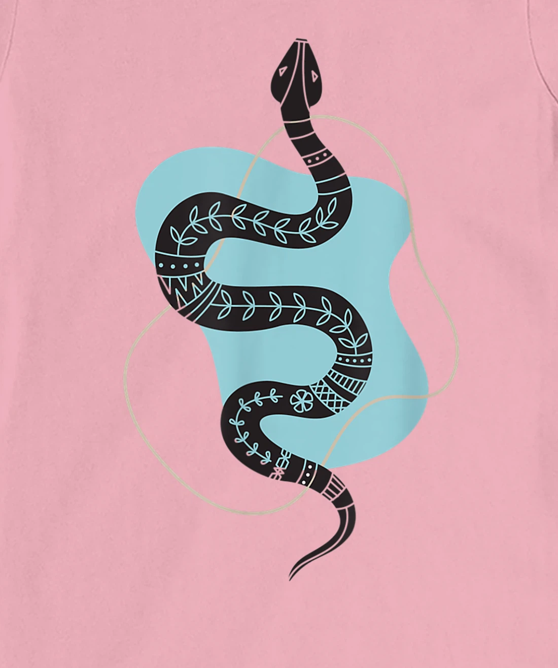 Womens Boho Snake Tee Tarot Spiritual Witchy Goblincore Aesthetic T-Shirt, Kid T-Shirt and Women T-Shirt