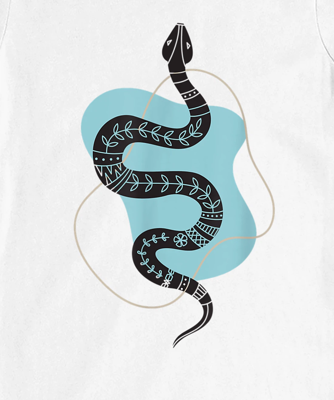 Womens Boho Snake Tee Tarot Spiritual Witchy Goblincore Aesthetic T-Shirt, Kid T-Shirt and Women T-Shirt