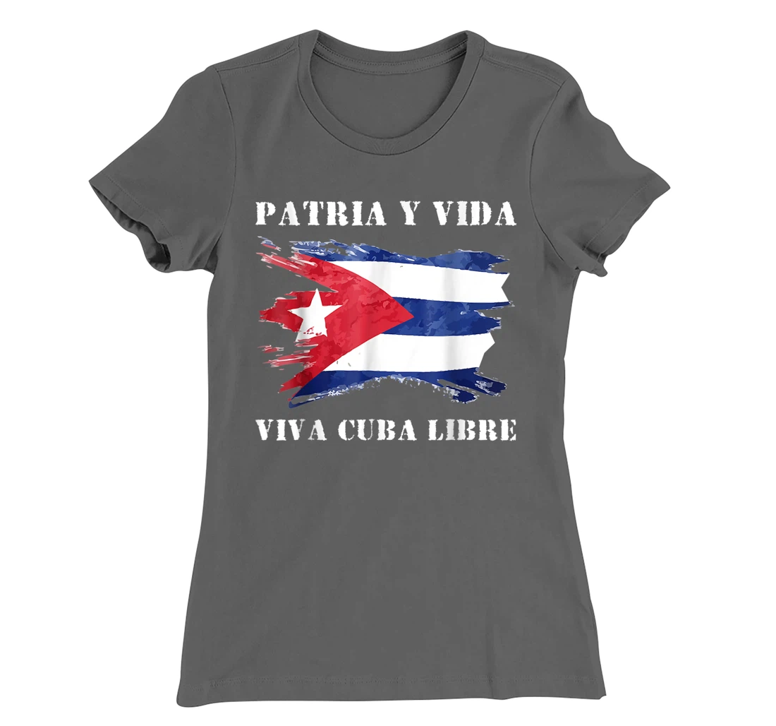 Free Cuban & Cuba Flag T-Shirt, Women T-Shirt