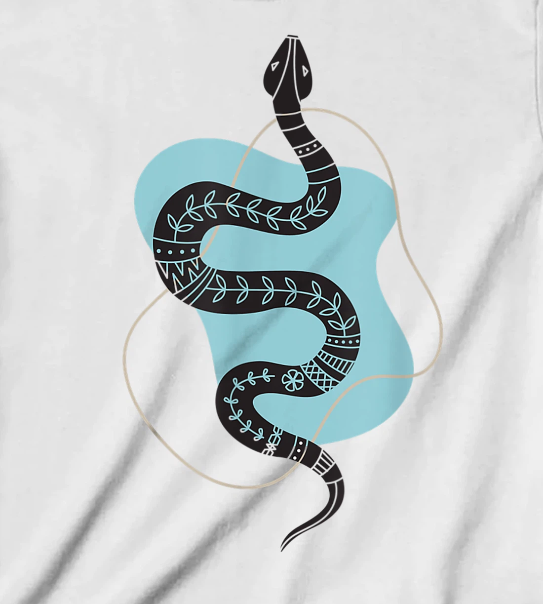 Womens Boho Snake Tee Tarot Spiritual Witchy Goblincore Aesthetic T-Shirt, Kid T-Shirt and Women T-Shirt