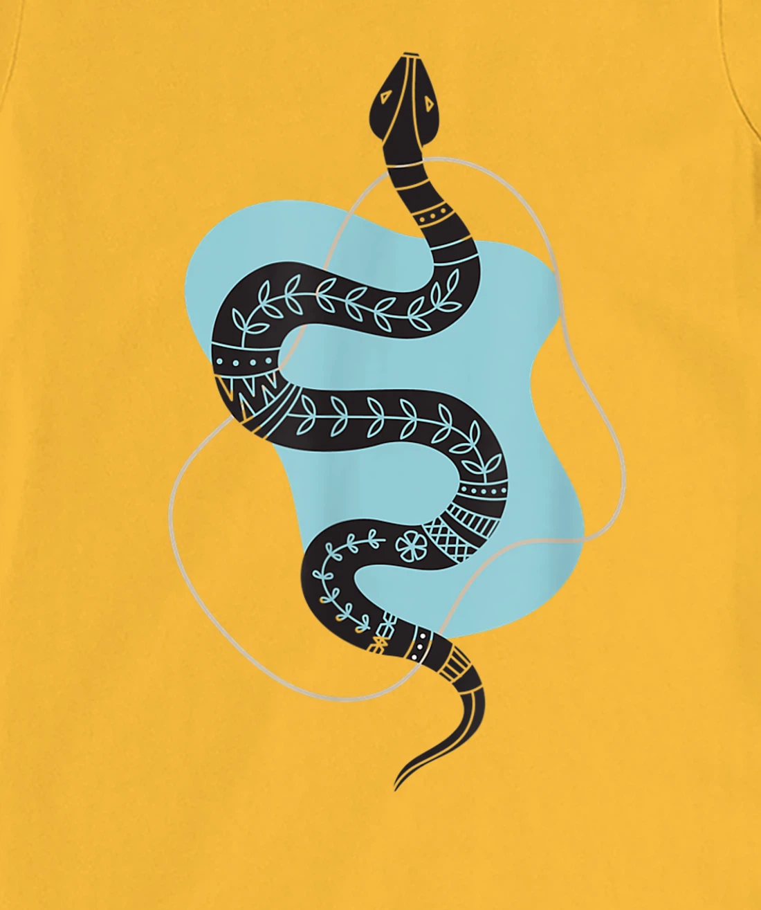 Womens Boho Snake Tee Tarot Spiritual Witchy Goblincore Aesthetic T-Shirt, Kid T-Shirt and Women T-Shirt