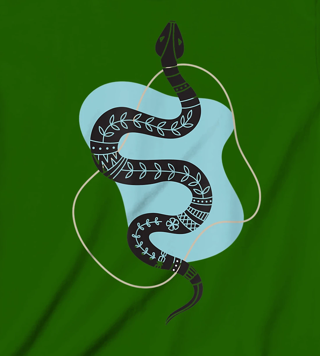 Womens Boho Snake Tee Tarot Spiritual Witchy Goblincore Aesthetic T-Shirt, Kid T-Shirt and Women T-Shirt