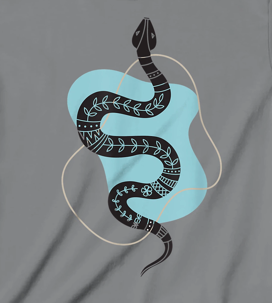 Womens Boho Snake Tee Tarot Spiritual Witchy Goblincore Aesthetic T-Shirt, Kid T-Shirt and Women T-Shirt