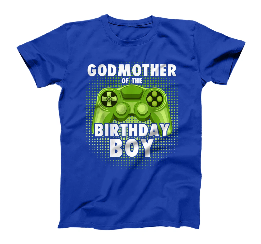 Godmother of the Gamer Boy Matching Video Game Birthday T-Shirt