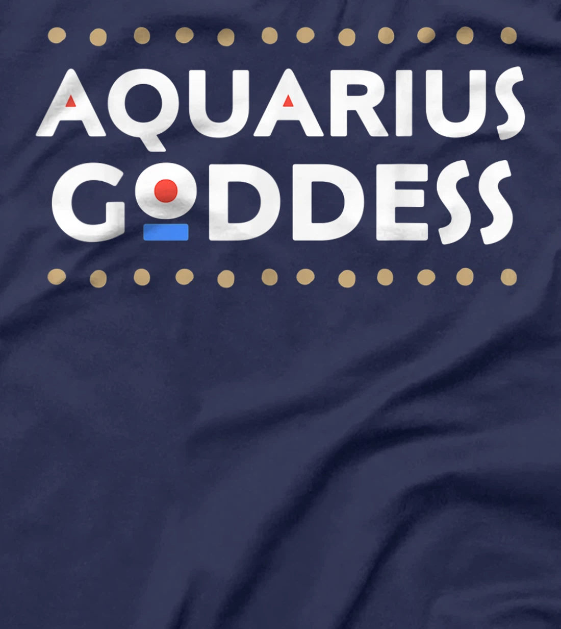 Aquarius Goddess African American Pride Black Woman Melanin T-Shirt