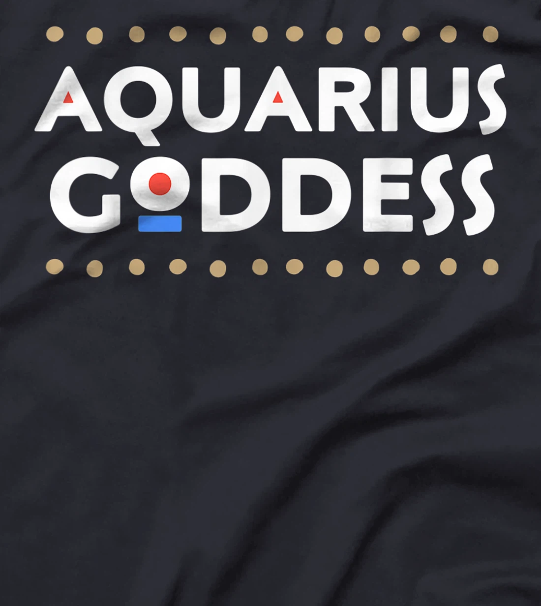 Aquarius Goddess African American Pride Black Woman Melanin T-Shirt