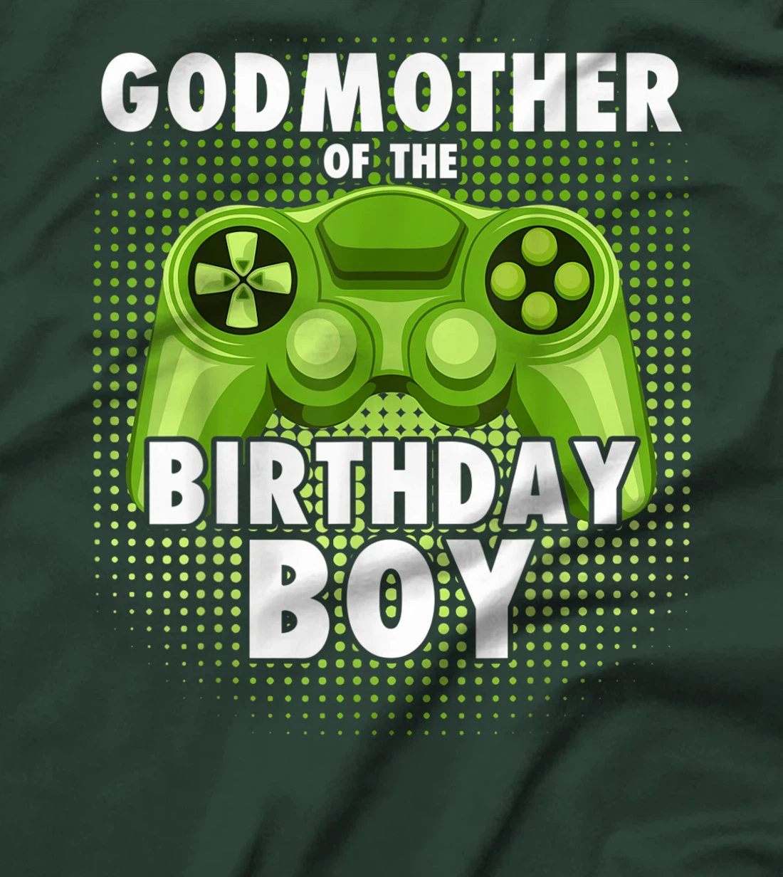 Godmother of the Gamer Boy Matching Video Game Birthday T-Shirt