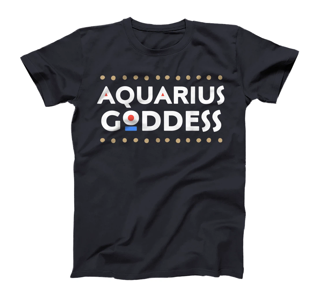 Aquarius Goddess African American Pride Black Woman Melanin T-Shirt
