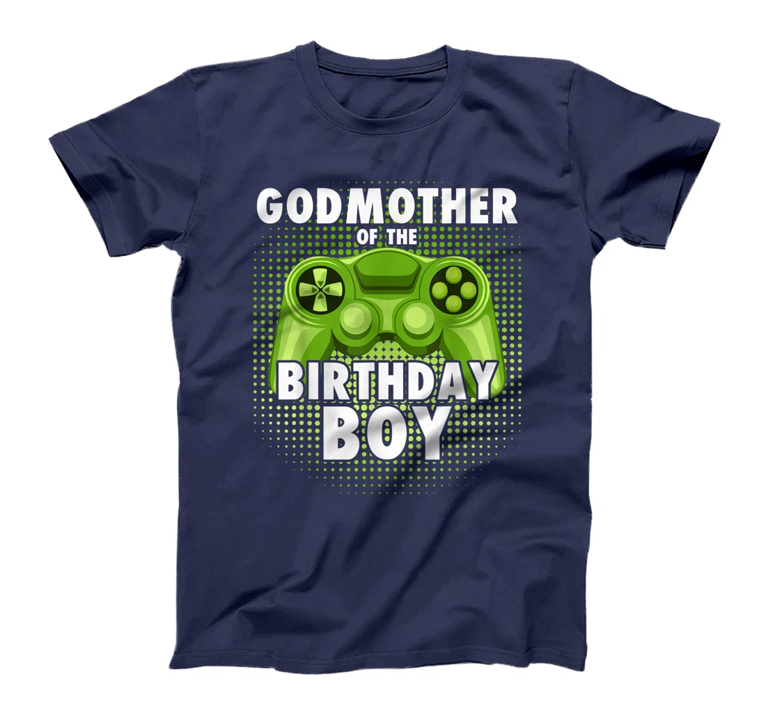 Godmother of the Gamer Boy Matching Video Game Birthday T-Shirt