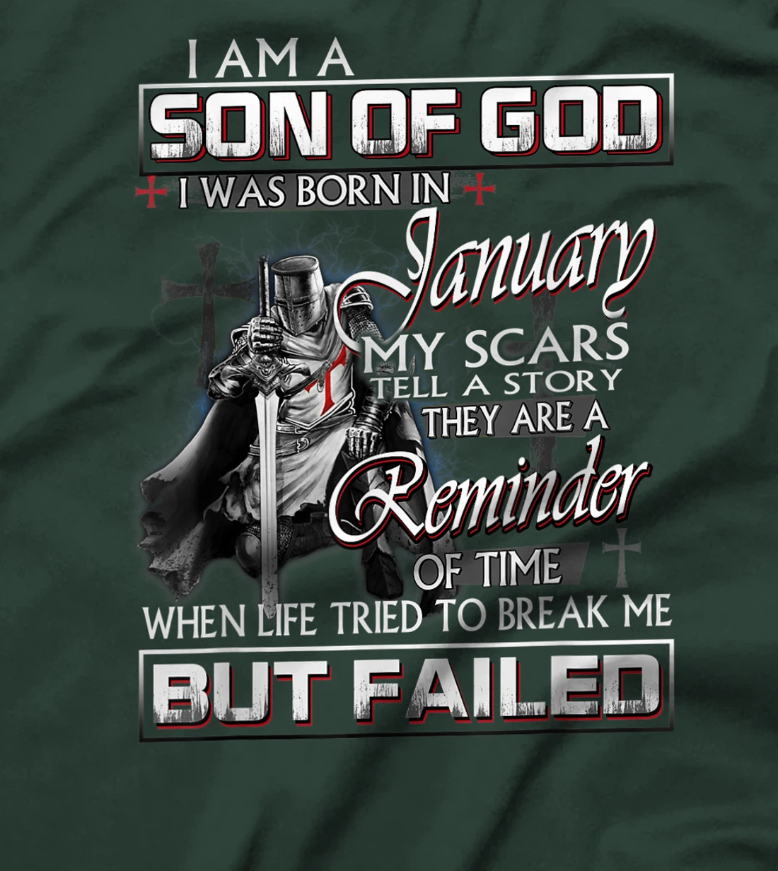 Mens January Guy - I'm a Son of God T-Shirt