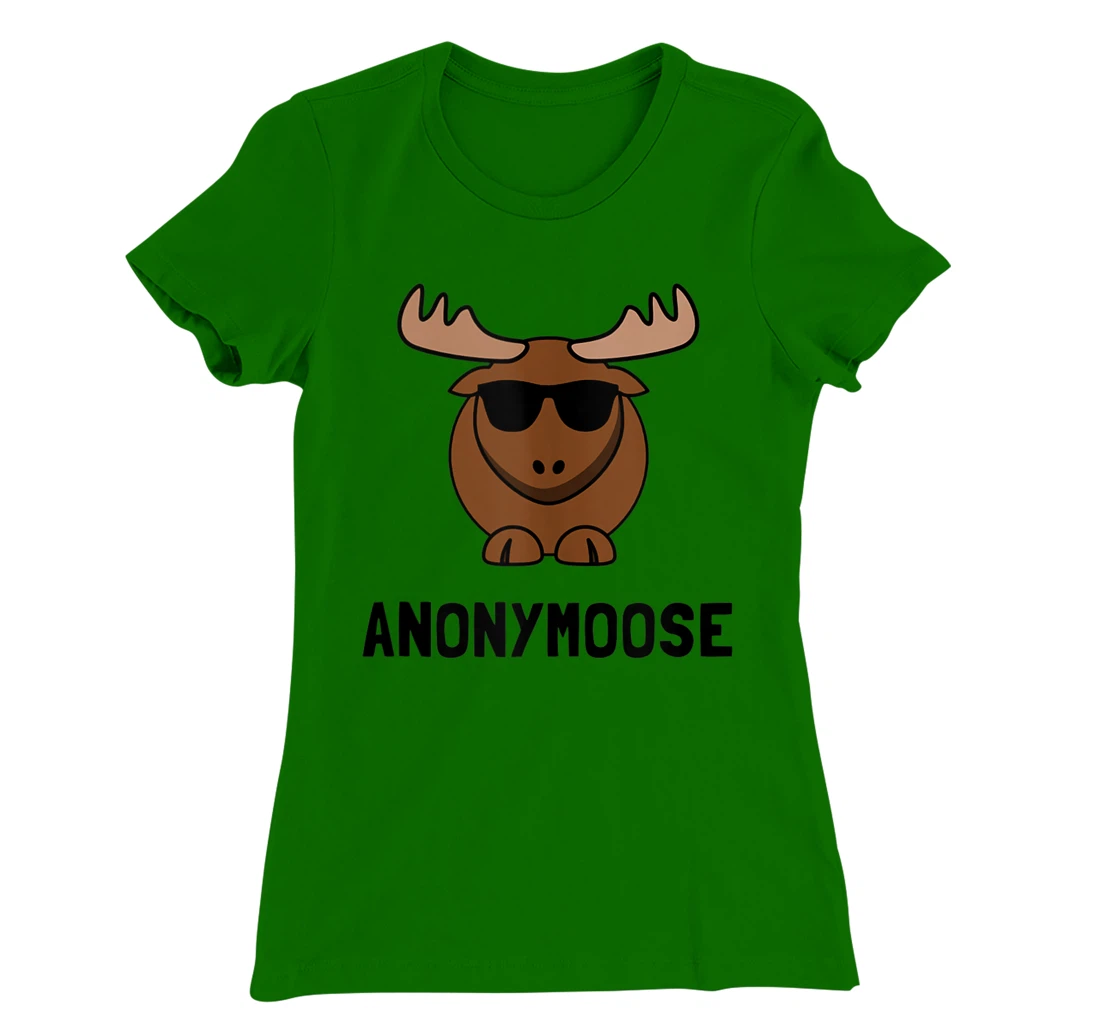 Anonymoose Moose Fan Funny T-Shirt, Women T-Shirt T-Shirt, Women T-Shirt