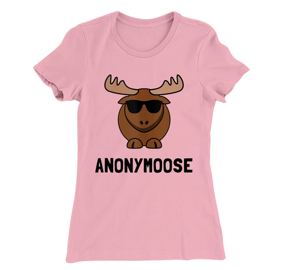 Anonymoose Moose Fan Funny T-Shirt, Women T-Shirt T-Shirt, Women T-Shirt