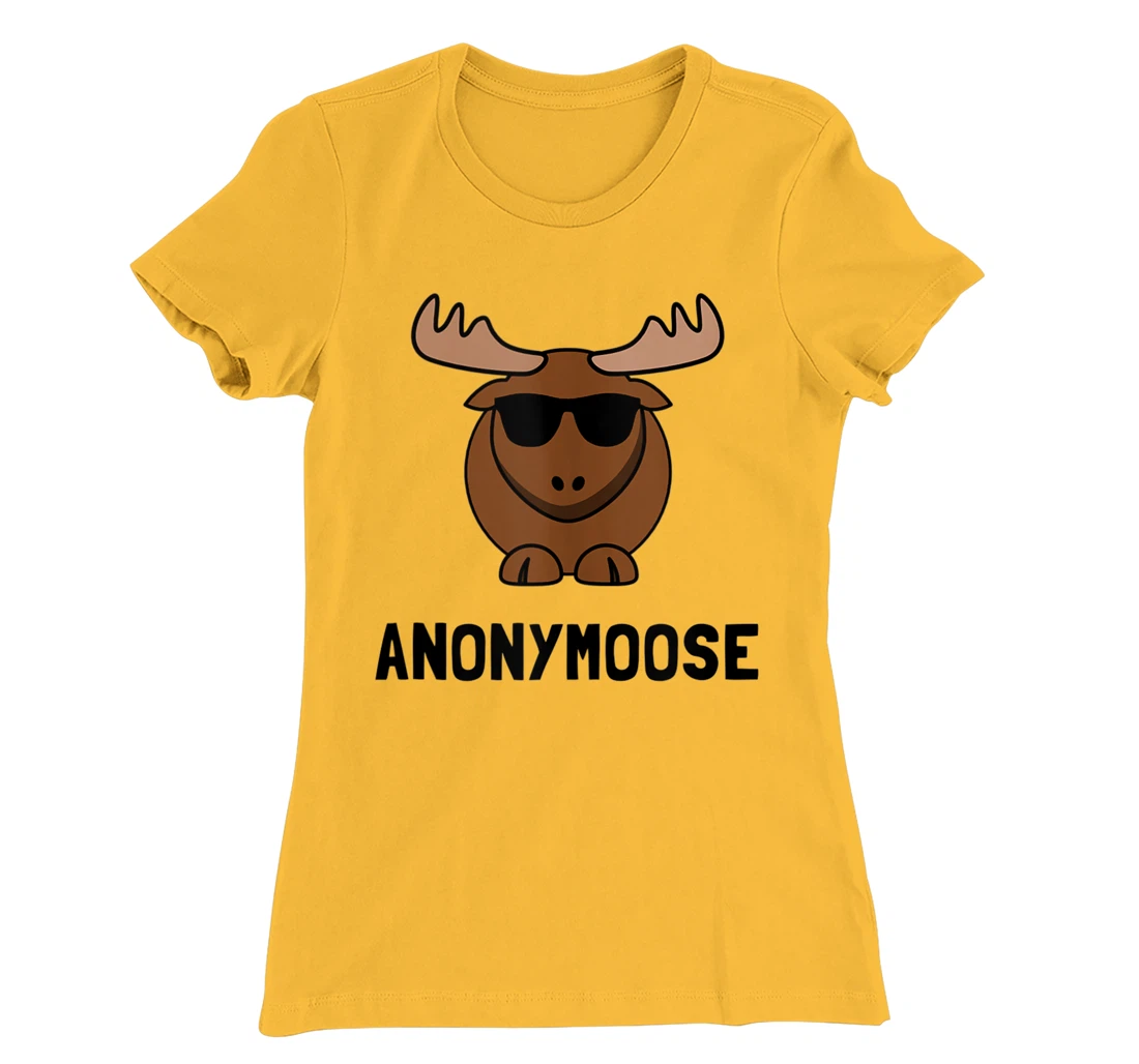 Anonymoose Moose Fan Funny T-Shirt, Women T-Shirt T-Shirt, Women T-Shirt