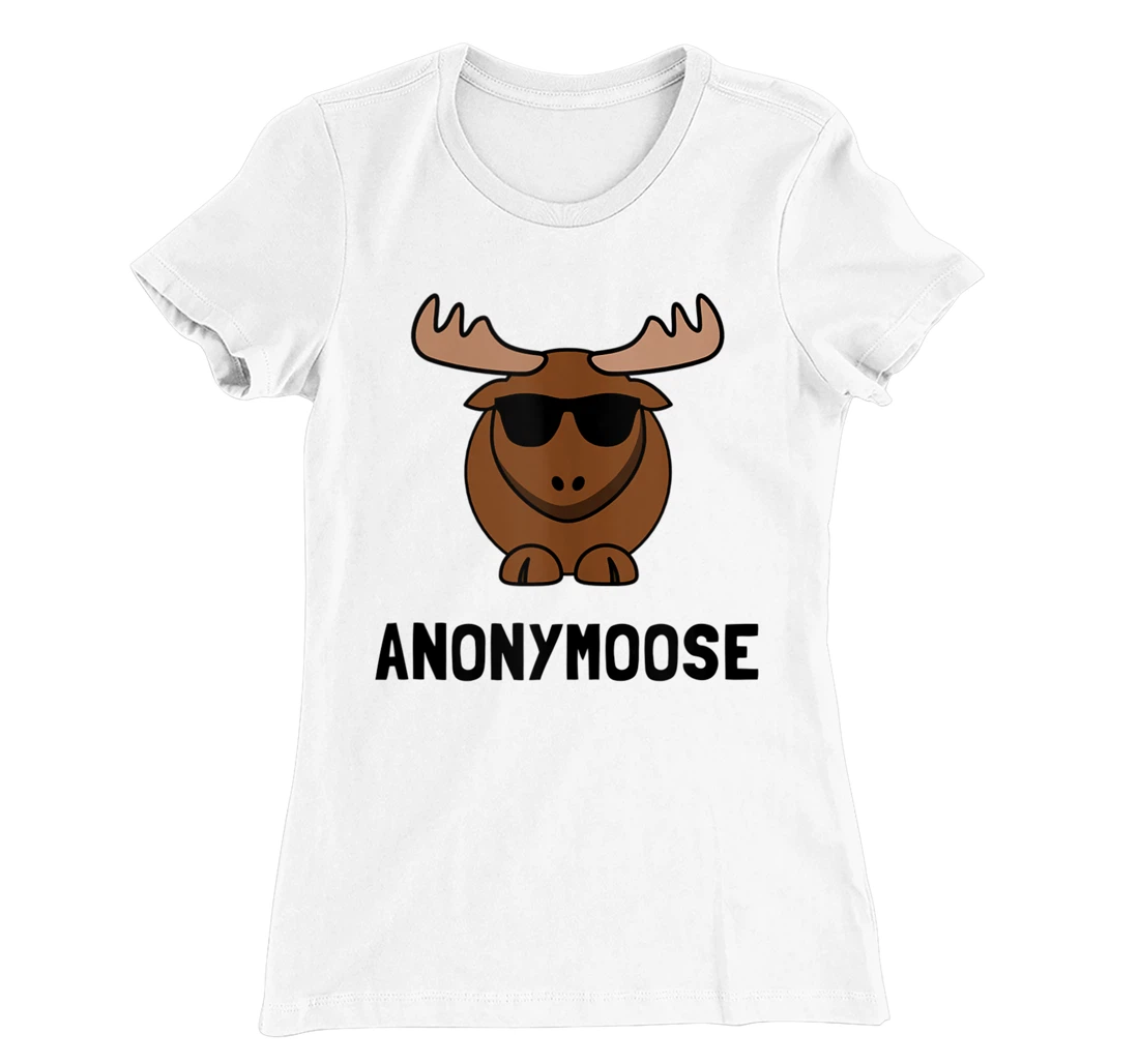 Anonymoose Moose Fan Funny T-Shirt, Women T-Shirt T-Shirt, Women T-Shirt