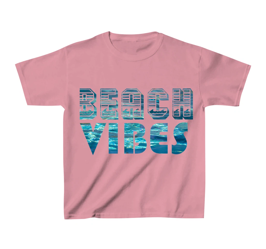 Womens Beach Vibes Funny Beach summer vacation vintage 70s 80s T-Shirt, Kid T-Shirt and Women T-Shirt