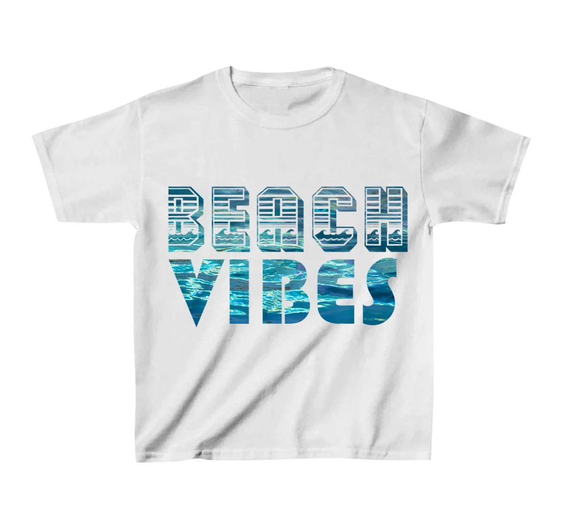 Womens Beach Vibes Funny Beach summer vacation vintage 70s 80s T-Shirt, Kid T-Shirt and Women T-Shirt