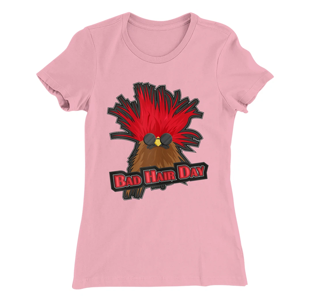 Womens Bad Hair Day Bird T-Shirt, Kid T-Shirt and Women T-Shirt Funny Hairdresser Girls Quoting T-Shirt, Kid T-Shirt and Women T-Shirt