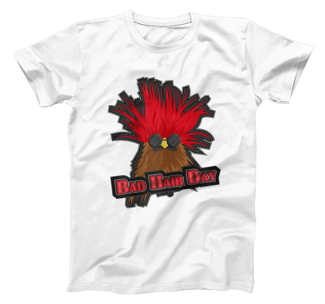 Womens Bad Hair Day Bird T-Shirt, Kid T-Shirt and Women T-Shirt Funny Hairdresser Girls Quoting T-Shirt, Kid T-Shirt and Women T-Shirt