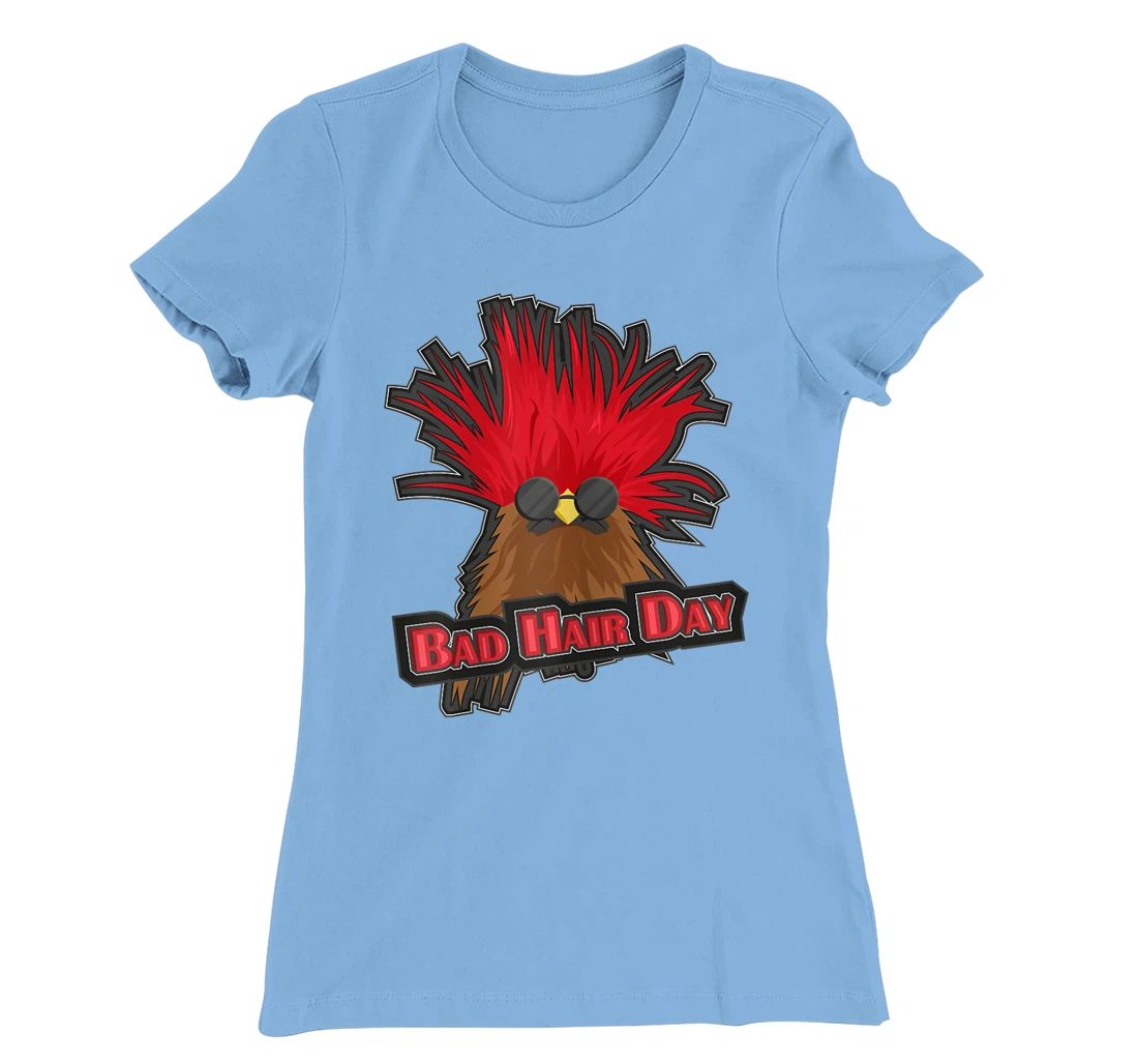 Womens Bad Hair Day Bird T-Shirt, Kid T-Shirt and Women T-Shirt Funny Hairdresser Girls Quoting T-Shirt, Kid T-Shirt and Women T-Shirt