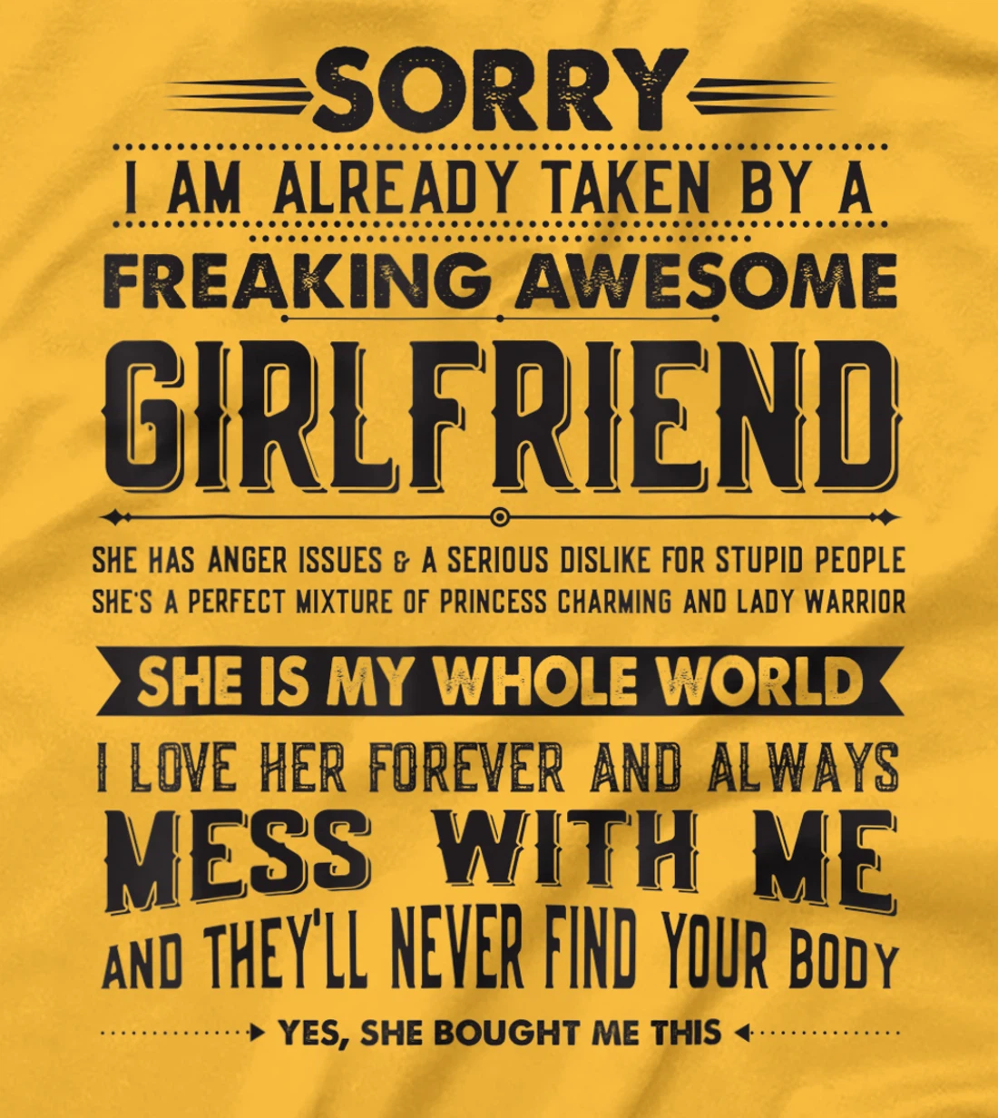 Womens Boyfriend Taken by a Freaking Awesome Girlfriend T-Shirt