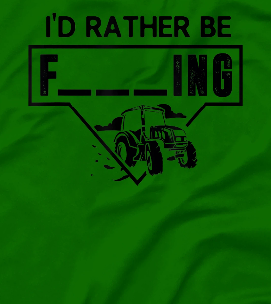 Womens I'd Rather Be Farming Tractor Design For A Hobby Farmer T-Shirt