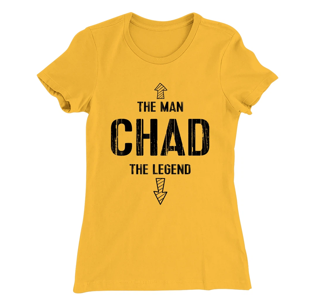 Womens Funny Chad Tee Gift Man Legend Name Gag Gift T-Shirt, Women T-Shirt