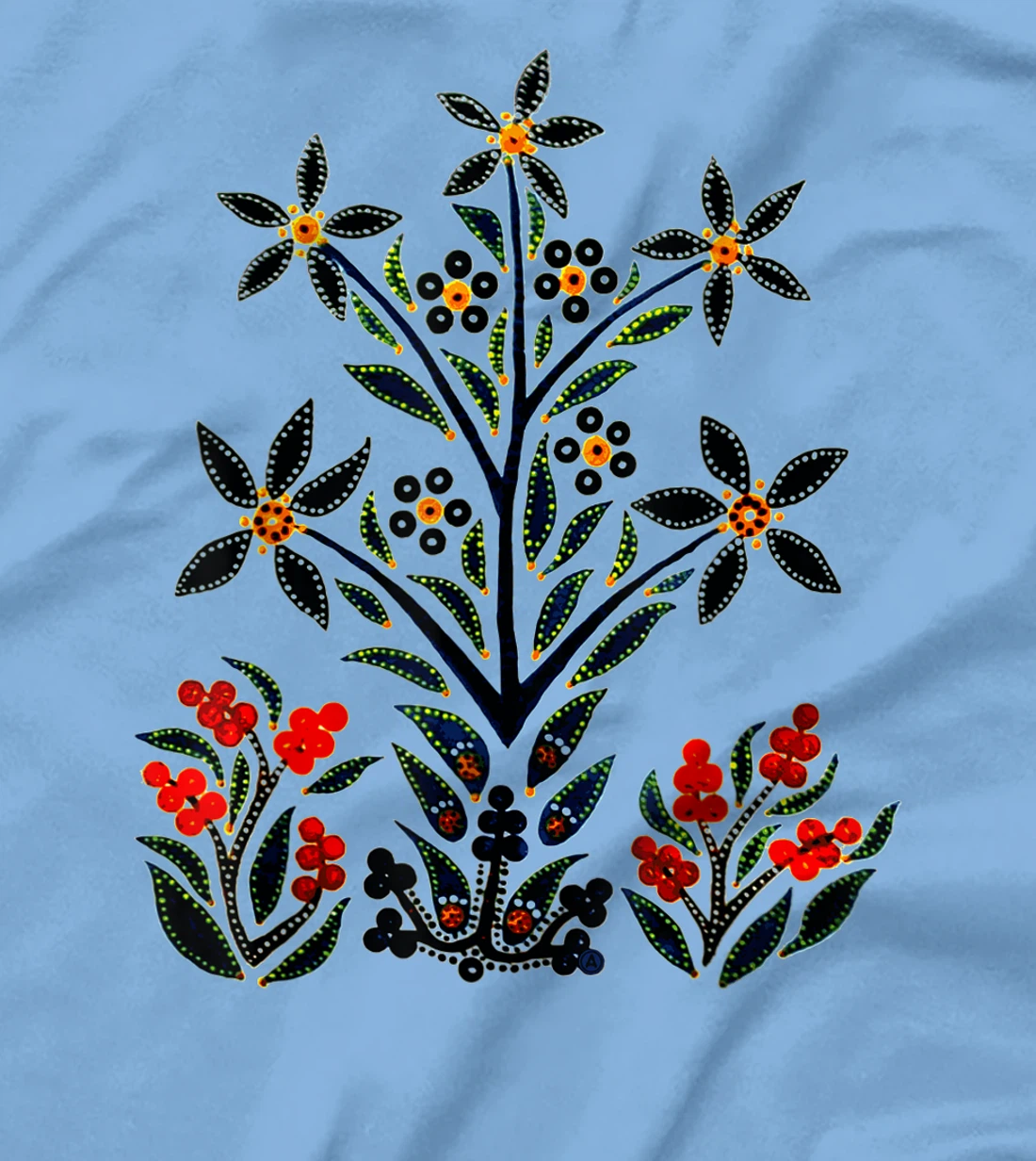 Womens Beautiful Slavic Flower in Springtime T-Shirt, Women T-Shirt