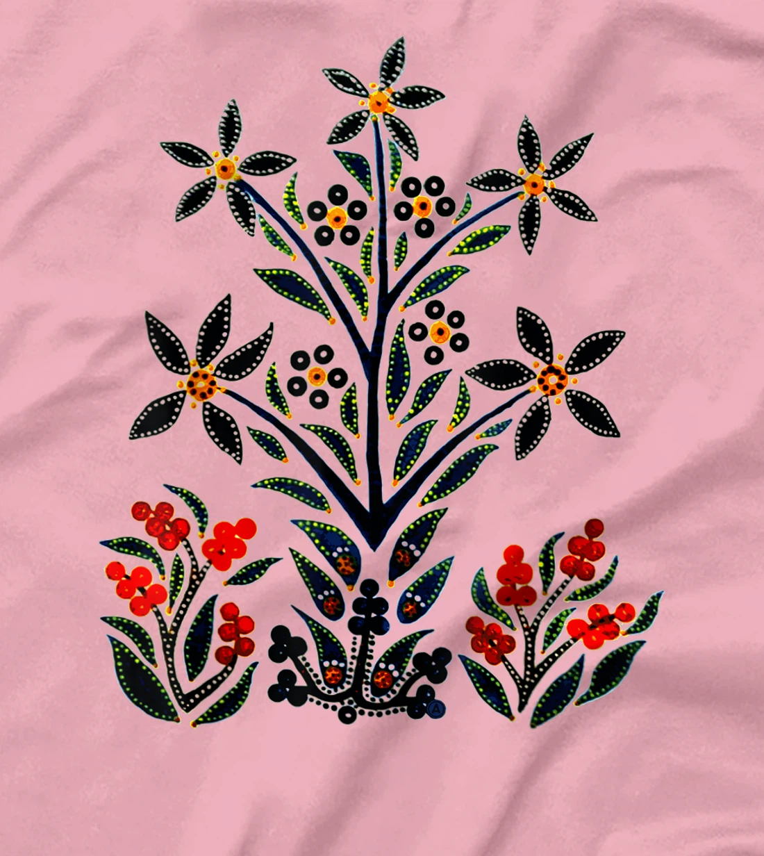 Womens Beautiful Slavic Flower in Springtime T-Shirt, Women T-Shirt