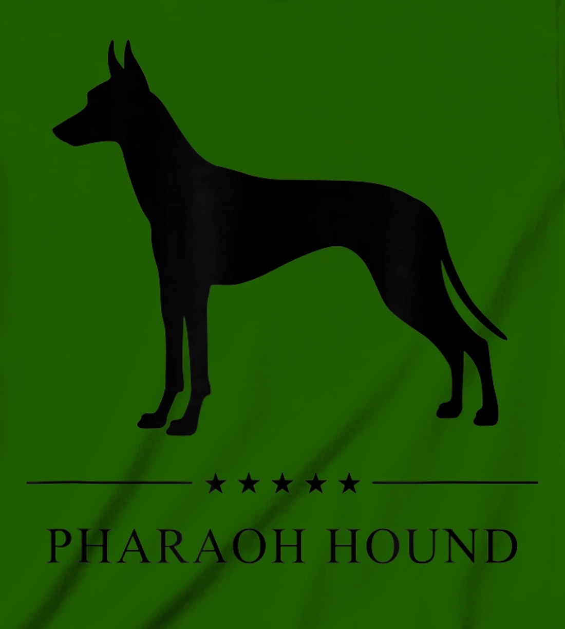 Womens Pharaoh Hound Black Silhouette T-Shirt, Kid T-Shirt and Women T-Shirt