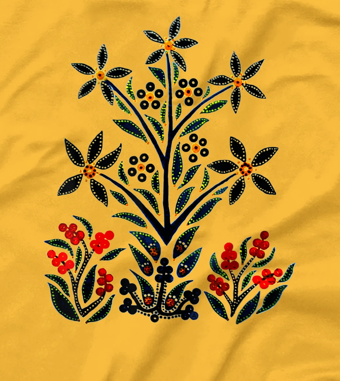 Womens Beautiful Slavic Flower in Springtime T-Shirt, Women T-Shirt