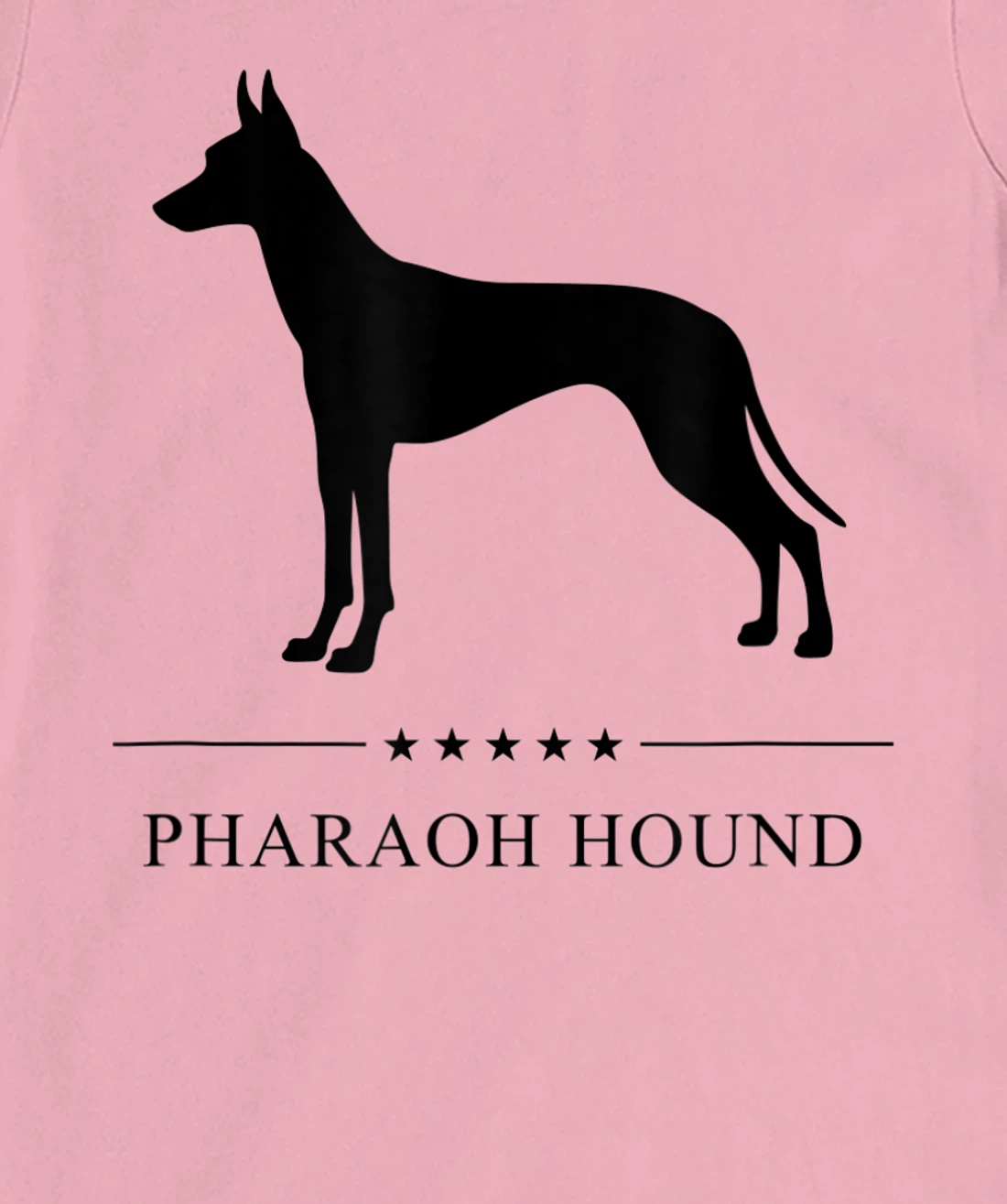 Womens Pharaoh Hound Black Silhouette T-Shirt, Kid T-Shirt and Women T-Shirt