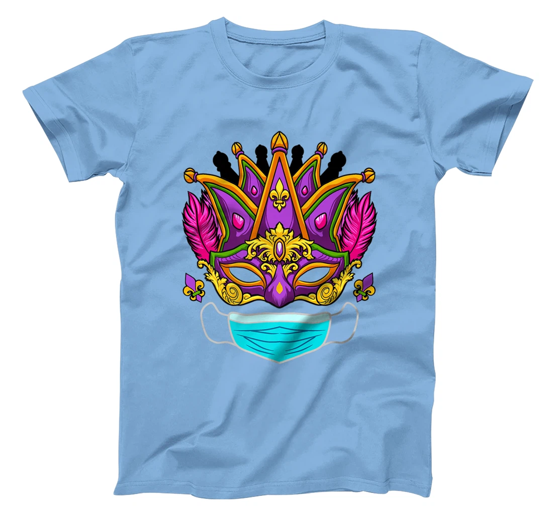 Womens 2022 Mardi Gras Mask - Quarantine Mardi Gras 2022 T-Shirt, Women T-Shirt