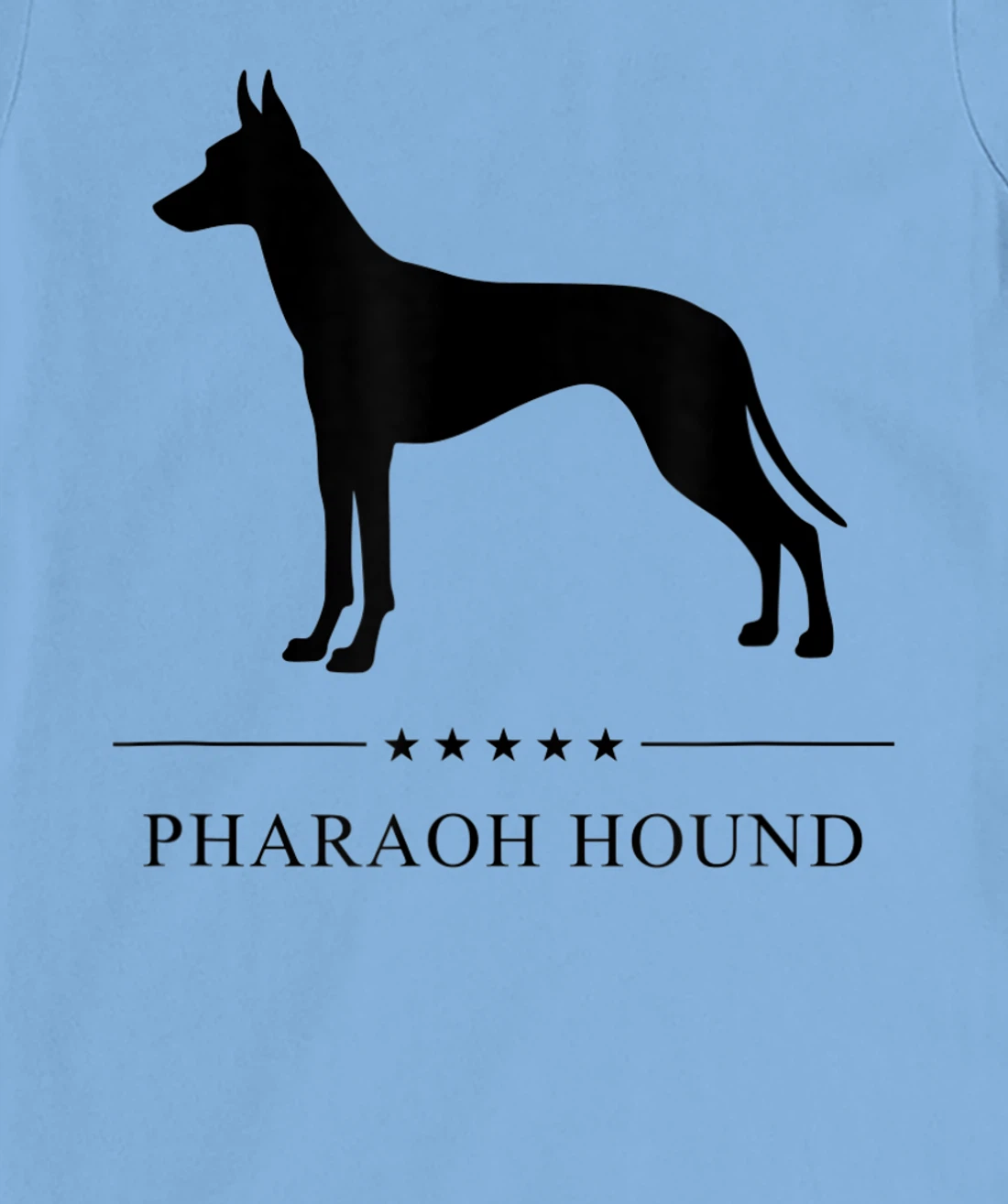 Womens Pharaoh Hound Black Silhouette T-Shirt, Kid T-Shirt and Women T-Shirt