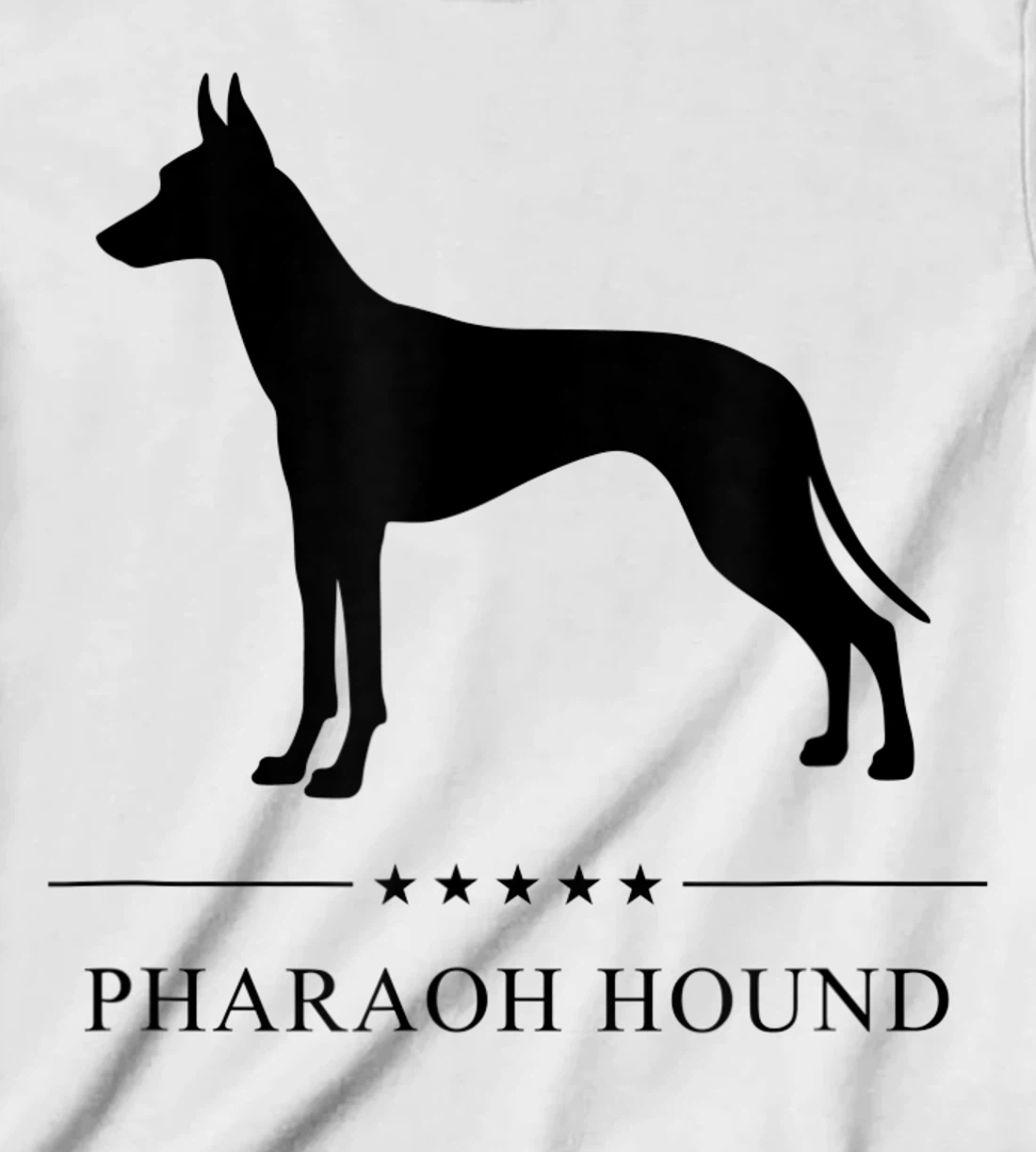 Womens Pharaoh Hound Black Silhouette T-Shirt, Kid T-Shirt and Women T-Shirt
