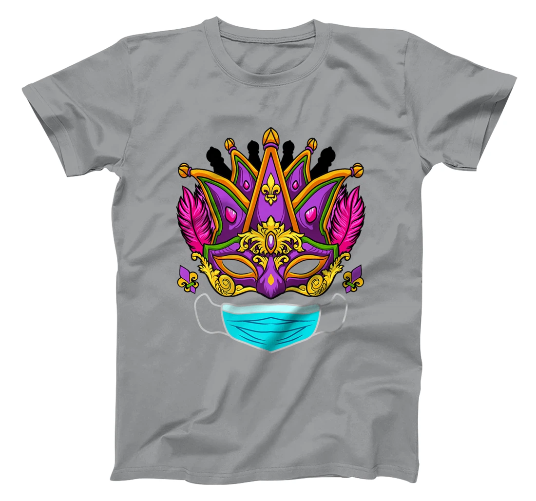 Womens 2022 Mardi Gras Mask - Quarantine Mardi Gras 2022 T-Shirt, Women T-Shirt
