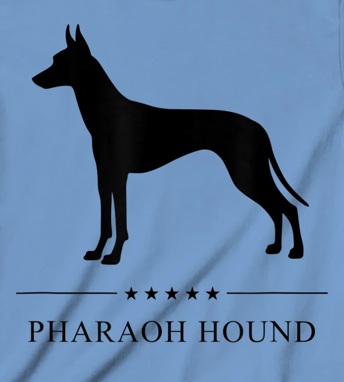 Womens Pharaoh Hound Black Silhouette T-Shirt, Kid T-Shirt and Women T-Shirt