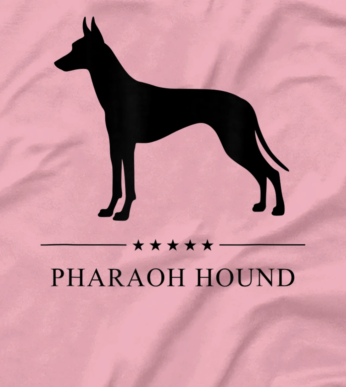 Womens Pharaoh Hound Black Silhouette T-Shirt, Kid T-Shirt and Women T-Shirt