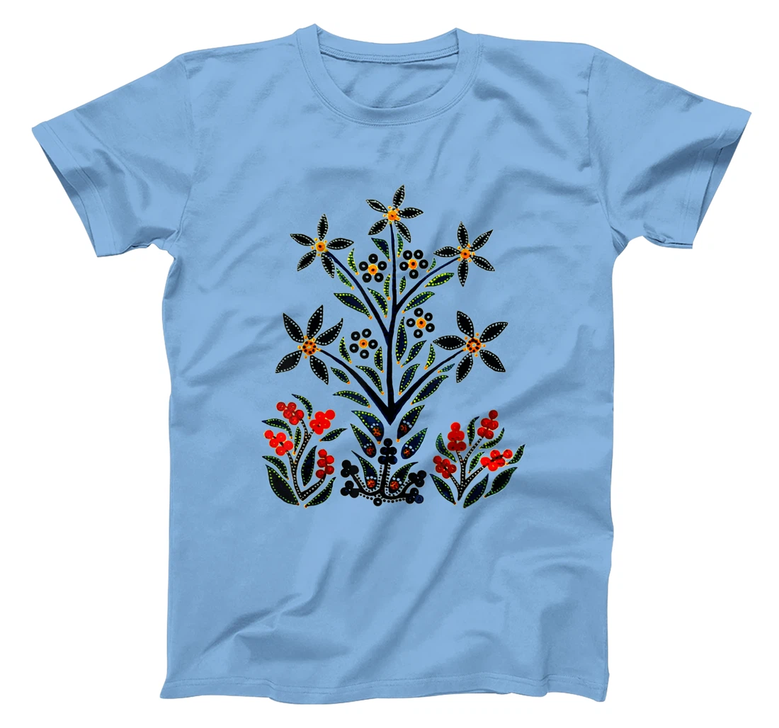 Womens Beautiful Slavic Flower in Springtime T-Shirt, Women T-Shirt