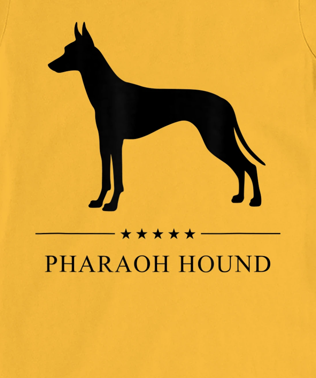 Womens Pharaoh Hound Black Silhouette T-Shirt, Kid T-Shirt and Women T-Shirt