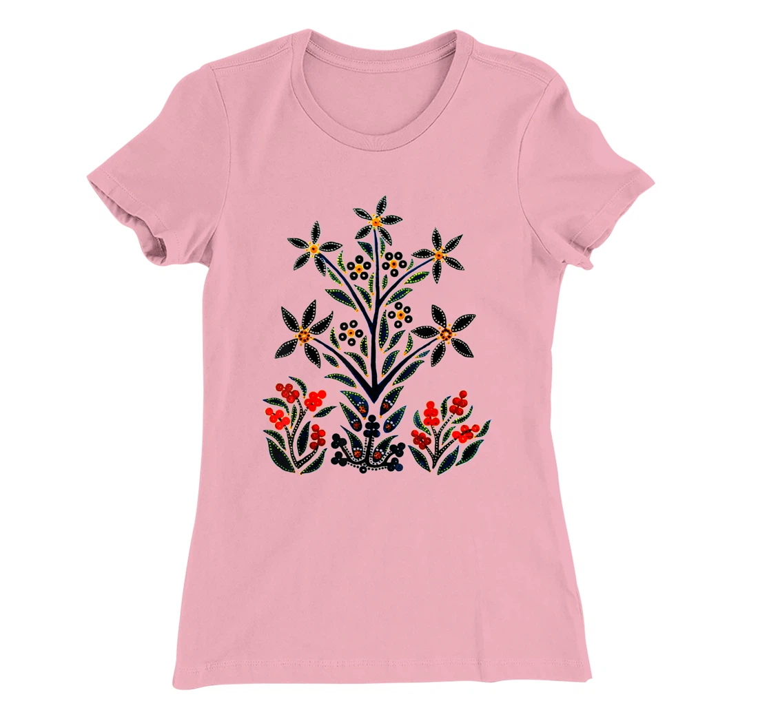 Womens Beautiful Slavic Flower in Springtime T-Shirt, Women T-Shirt