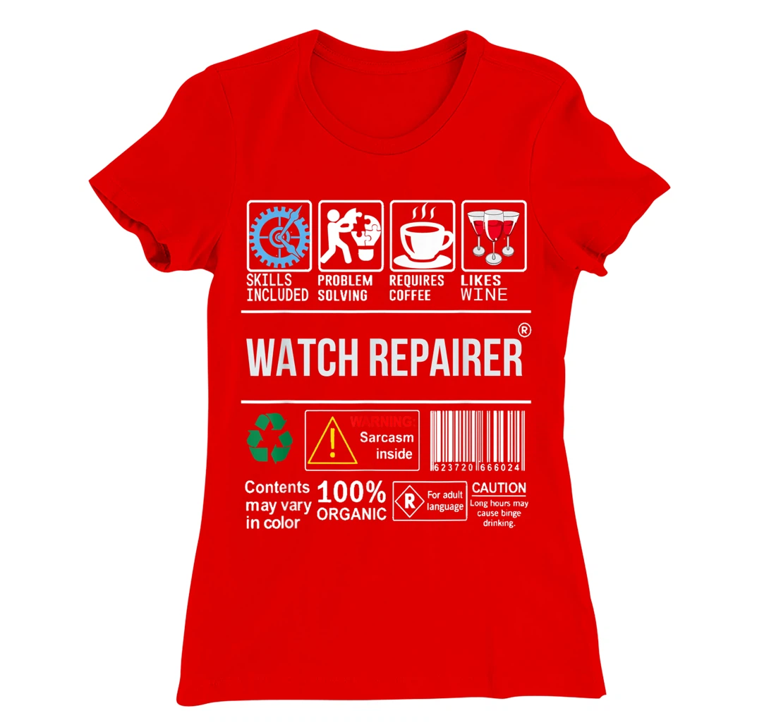 Watch Repairer Skills Included Problem Solving T-Shirt, Women T-Shirt