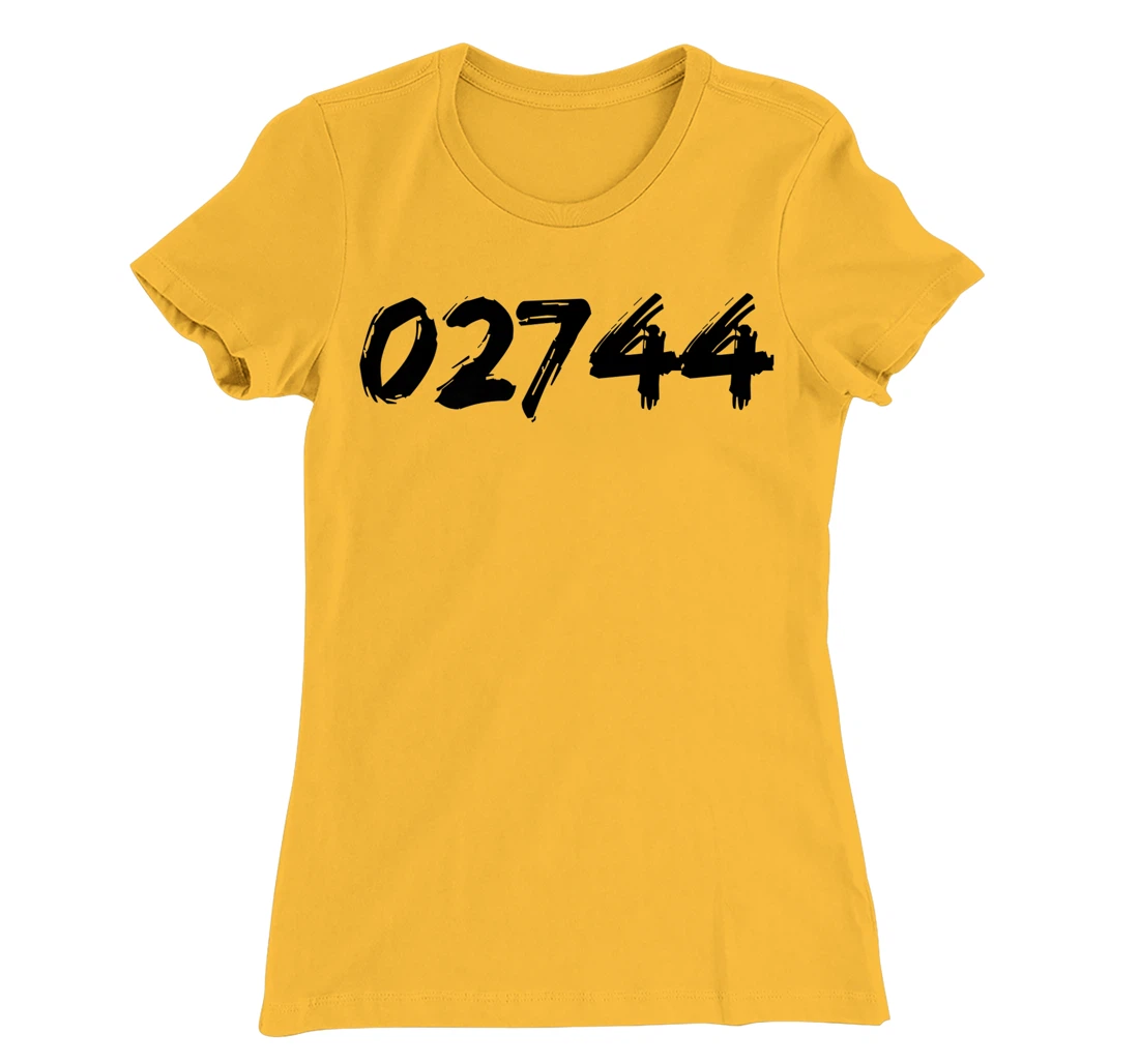 Womens 02744 Zipcode New Bedford Mass. MA Hometown Pride Zip 02744 T-Shirt, Women T-Shirt