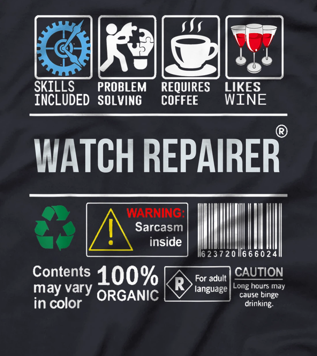 Watch Repairer Skills Included Problem Solving T-Shirt, Women T-Shirt