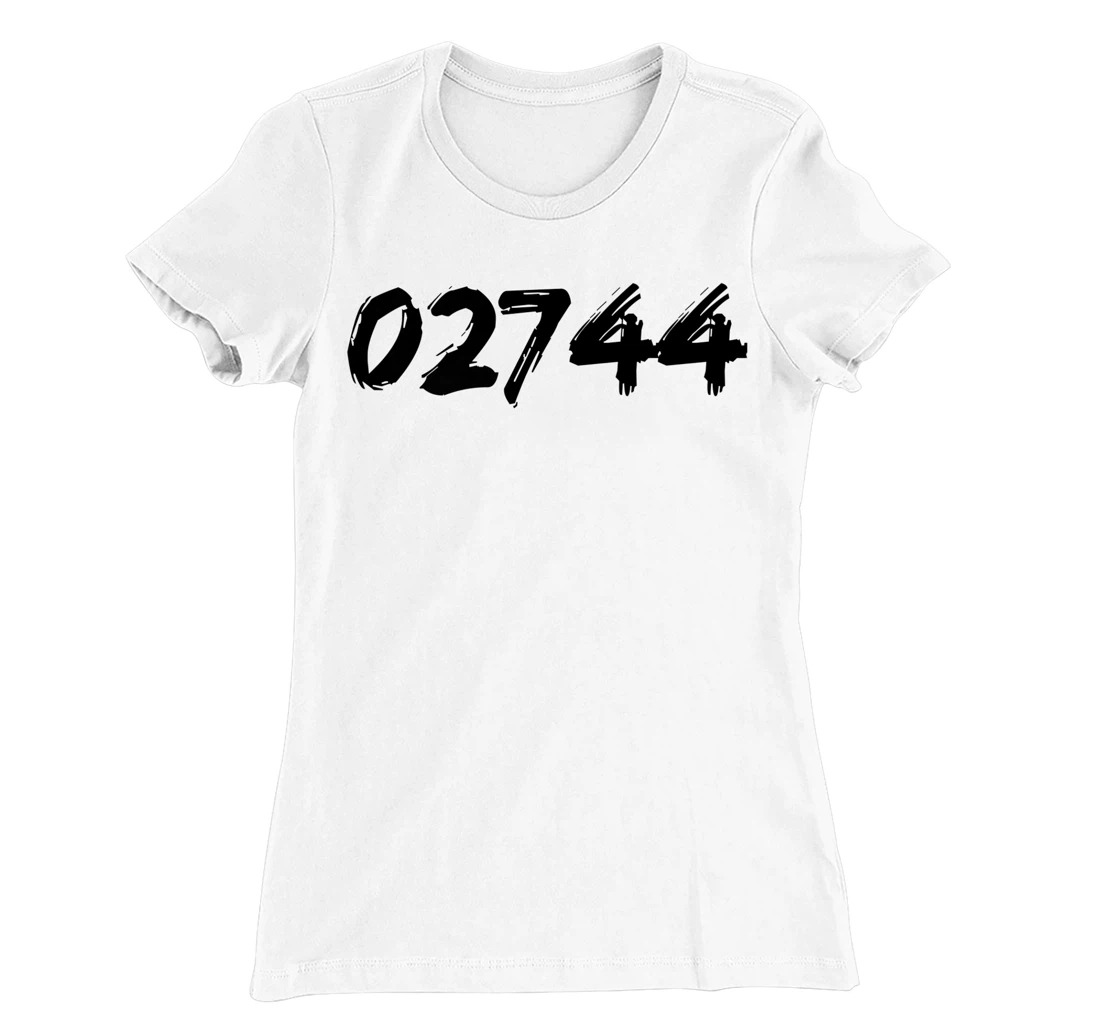 Womens 02744 Zipcode New Bedford Mass. MA Hometown Pride Zip 02744 T-Shirt, Women T-Shirt