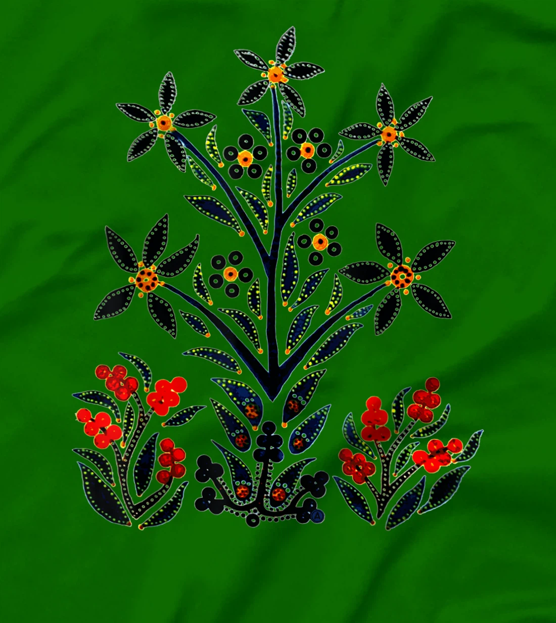 Womens Beautiful Slavic Flower in Springtime T-Shirt, Women T-Shirt