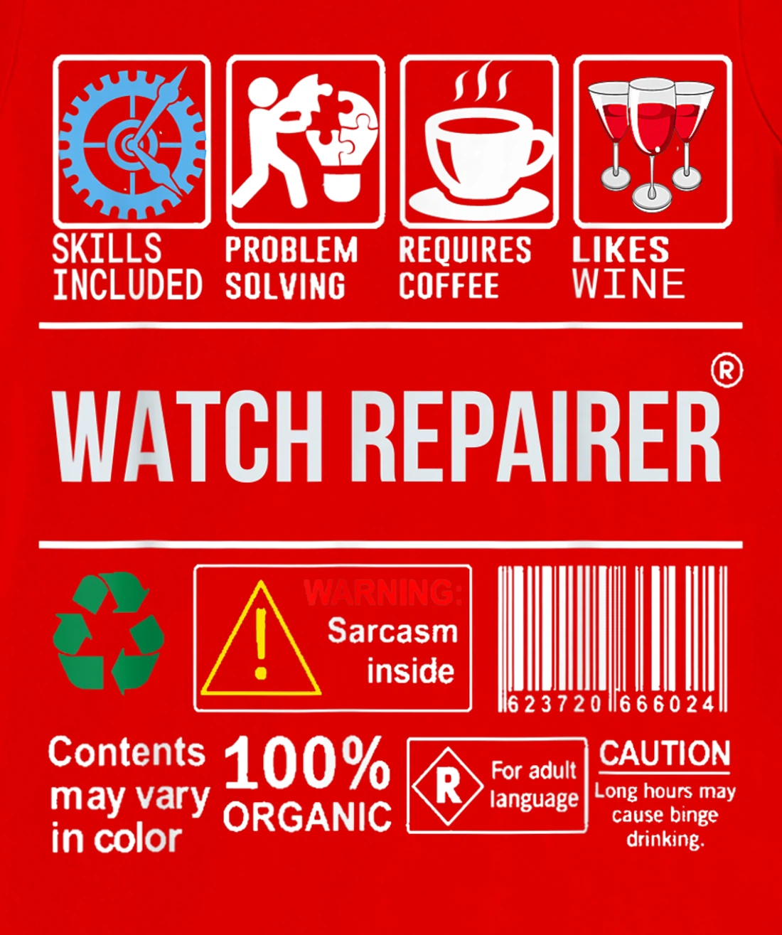 Watch Repairer Skills Included Problem Solving T-Shirt, Women T-Shirt